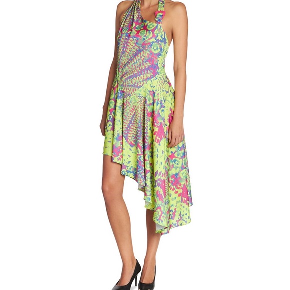 Versace Multicolor Backless Dress - Picture 1 of 3